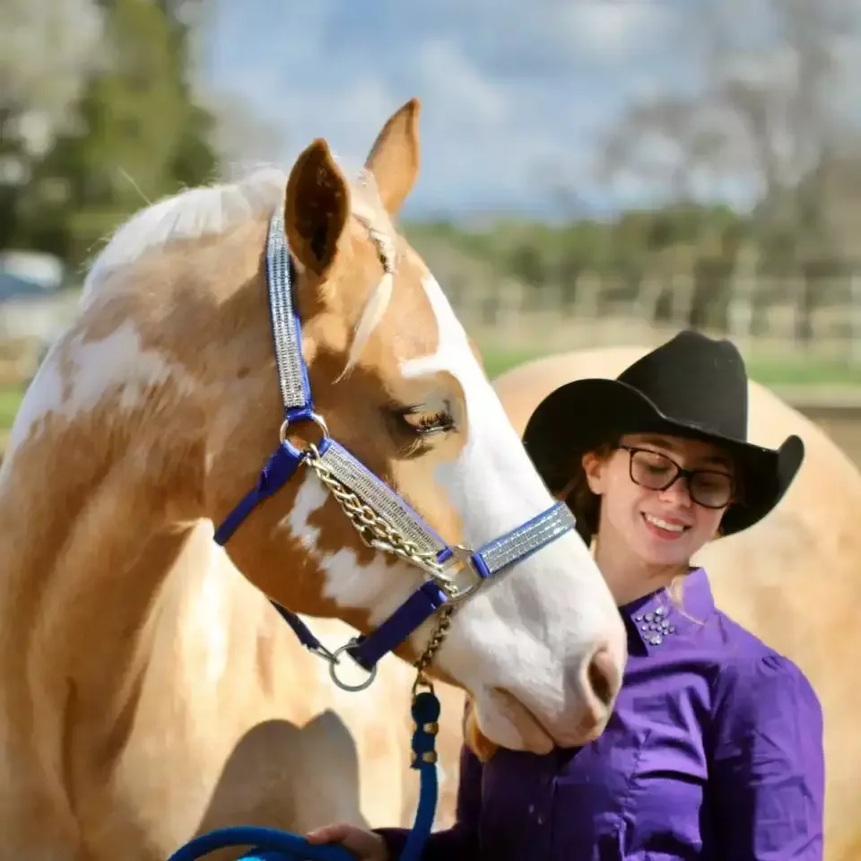 Melinda Blaine, riding instructor at MSB Riding Academy in Howell, Michigan
